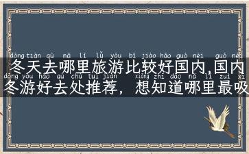 冬天去哪里旅游比较好国内,国内冬游好去处推荐，想知道哪里最吸引人？