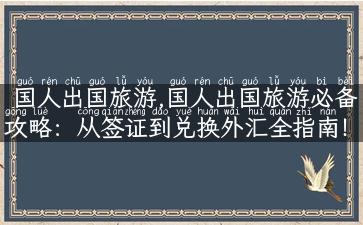 国人出国旅游,国人出国旅游必备攻略：从签证到兑换外汇全指南！