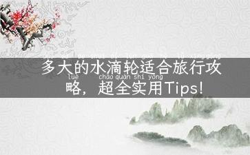 多大的水滴轮适合旅行攻略，超全实用Tips！