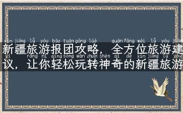 新疆旅游报团攻略，全方位旅游建议，让你轻松玩转神奇的新疆旅游胜地