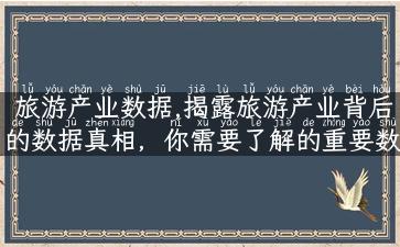 旅游产业数据,揭露旅游产业背后的数据真相，你需要了解的重要数字！