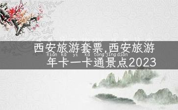 西安旅游套票,西安旅游年卡一卡通景点2023