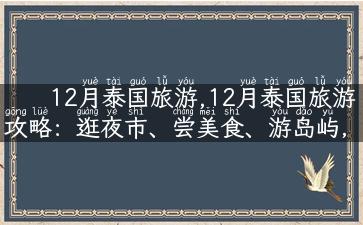 12月泰国旅游,12月泰国旅游攻略：逛夜市、尝美食、游岛屿，一次畅游泰式风情！