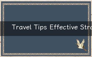 Travel Tips Effective Strategies for Your Next Adventure!