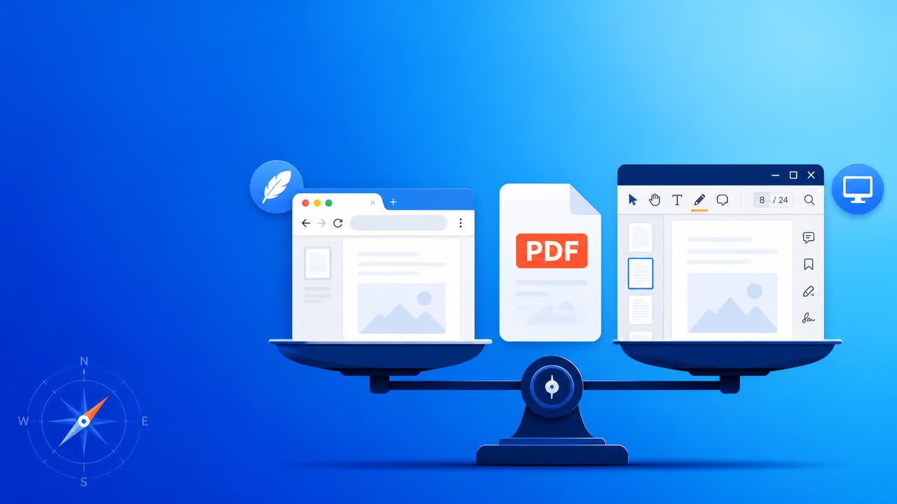PDF 阅读器怎么选：浏览器自带与桌面工具的取舍