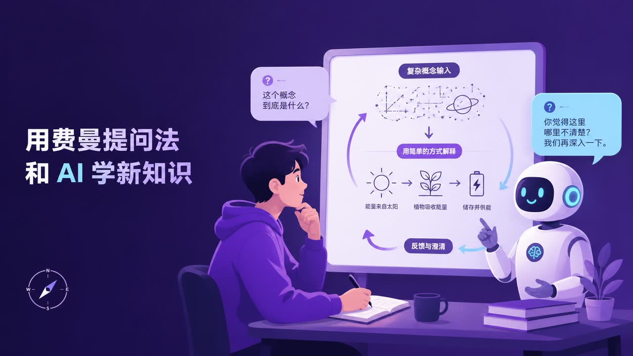 用 AI 学习新知识：费曼式提问法